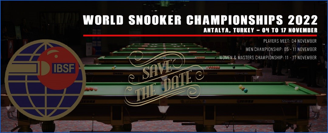 IBSF World Snooker Championships 2022 in Antalya Turkije | Snooker